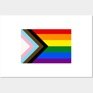 Progress Pride Flag Posters and Art